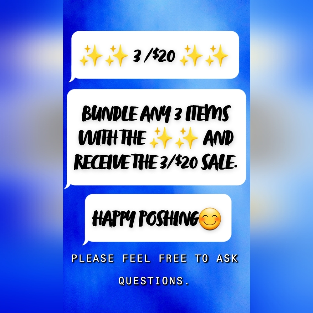 ✨️3/$20 ✨️